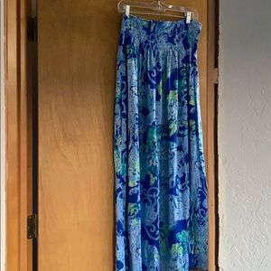 Lilly Pulitzer Bohdi Maxi Blue Current SEA SIRENS